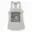 Straight Outta Iit Madras Women's Racerback Tank in Solid White Color